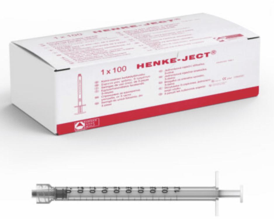 Low dead space spuitjes