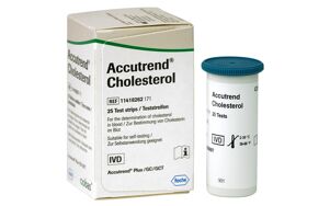 Accutrend cholesterol teststrips per 25st.