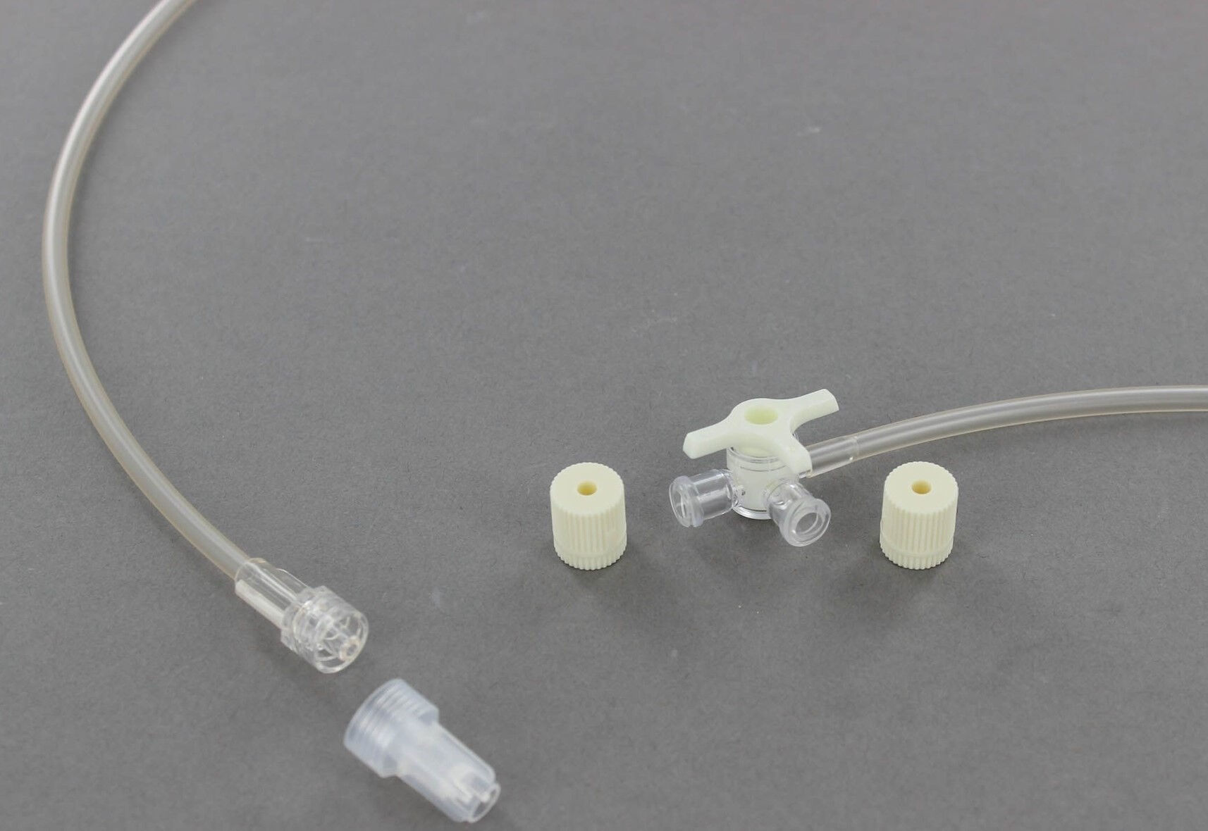 Codan 3-Wegkraan Luer-lock met verlengslang 12cm wit per stuk_BCO