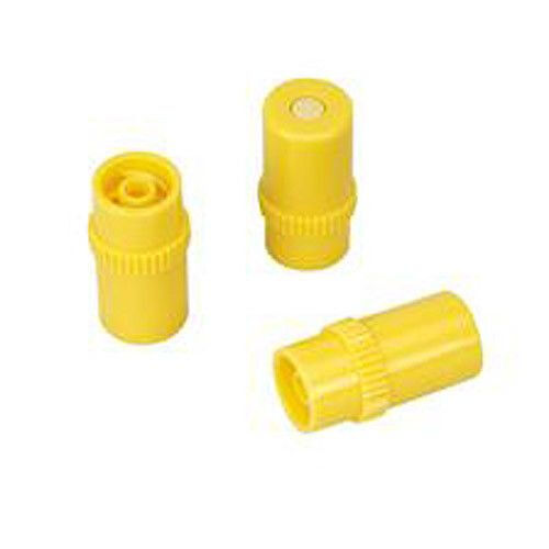 BD gele afsluitdopjes met membraan voor infuussystemen per 100st. Ref. 394074