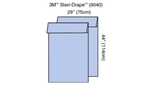 3M Steri-drape steriele beenhoezen 75x114cm per 12x 2st