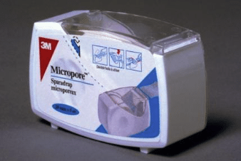 3M Micropore hechtpleister 1,25cmx9,15m 6st met dispenser per 6st. - afbeelding 0
