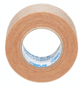 3M Micropore huidskleurig hechtpleister 2,5cmx9,15m 12st. zonder rolhouder - afbeelding 0