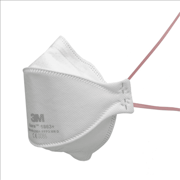 3M Adembeschermingsmasker FFP3 zonder ventiel per 20st. Type IIR - afbeelding 2