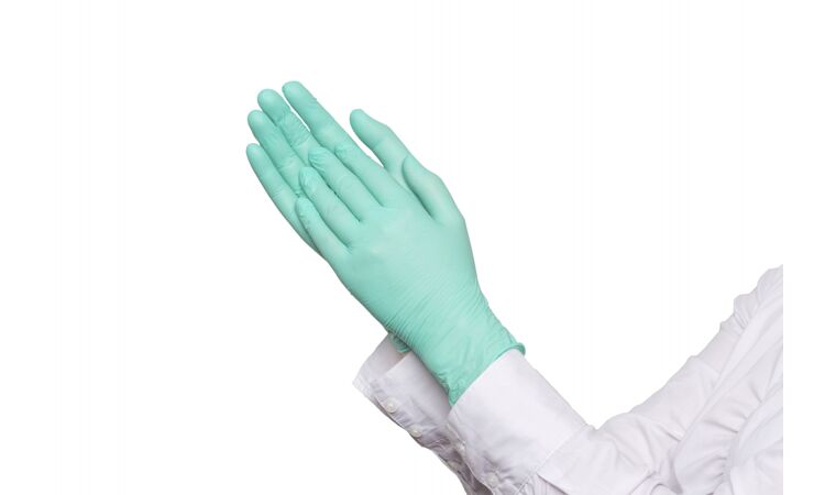 Groene handschoen