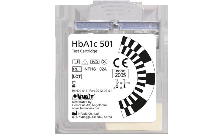 HemoCue HbA1c 501 testcartridges per 10 stuks - afbeelding 0