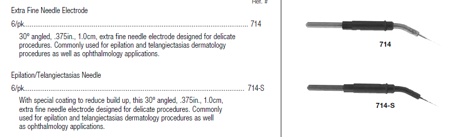 Epileernaaldjes - Extra fijn (6 stuks) - afbeelding 0