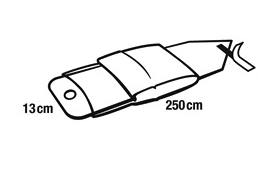 Foliodrape camerahoes 13x250CM steriel transparant per 20ST. - afbeelding 0