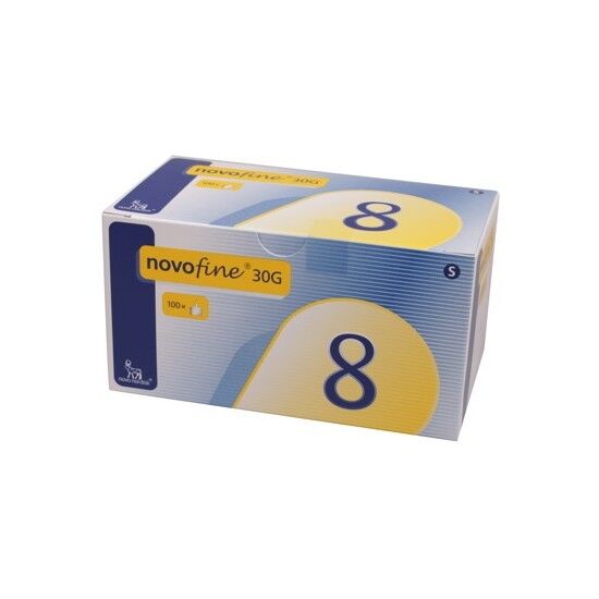 Pennaald Novofine 8 x 0,30mm 30G 100st - afbeelding 0