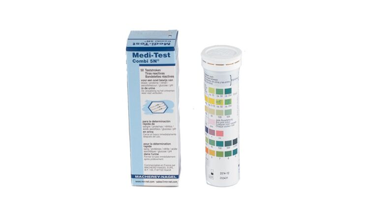 Macherey-Nagel Medi-Test Combi 5N urinestrips per 50 stuks - afbeelding 0