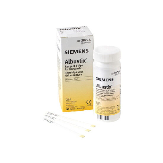 Siemens Albustix teststrips per 50 stuks