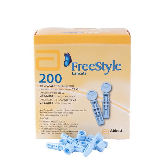 Abbott FreeStyle lancetten per 200 stuks