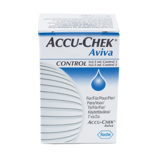 Accu-Chek Aviva controlevloeistof per stuk