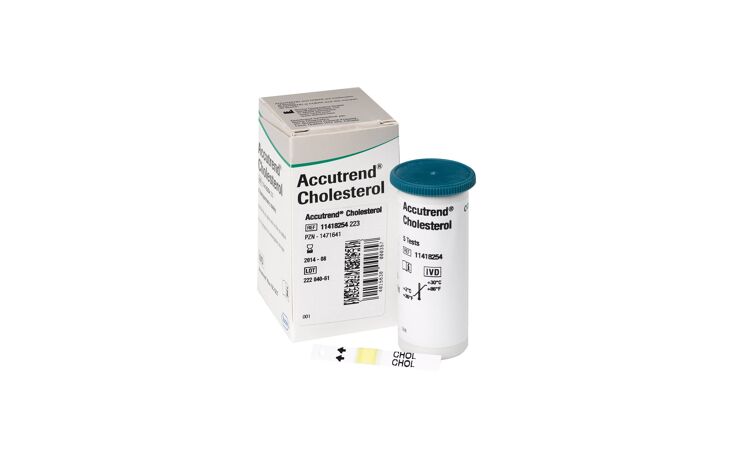 Accutrend cholesterol teststrips 25st.