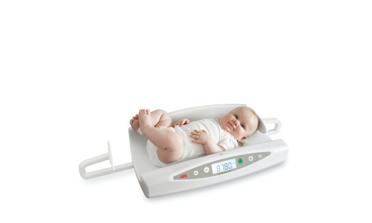 ADE Niet geijkte babyweegschaal met babylengtemeter 