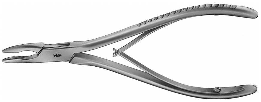 Aesculap knabbeltang luer-friedmann gebogen 145mm per stuk