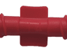 Mixconnector rood voor spuitjes raccord FLL-MLL per 100st