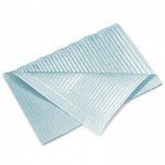 Afdekdoek (patient towel) 45x33cm (blauw) 500st. onsteriel met PE laag.