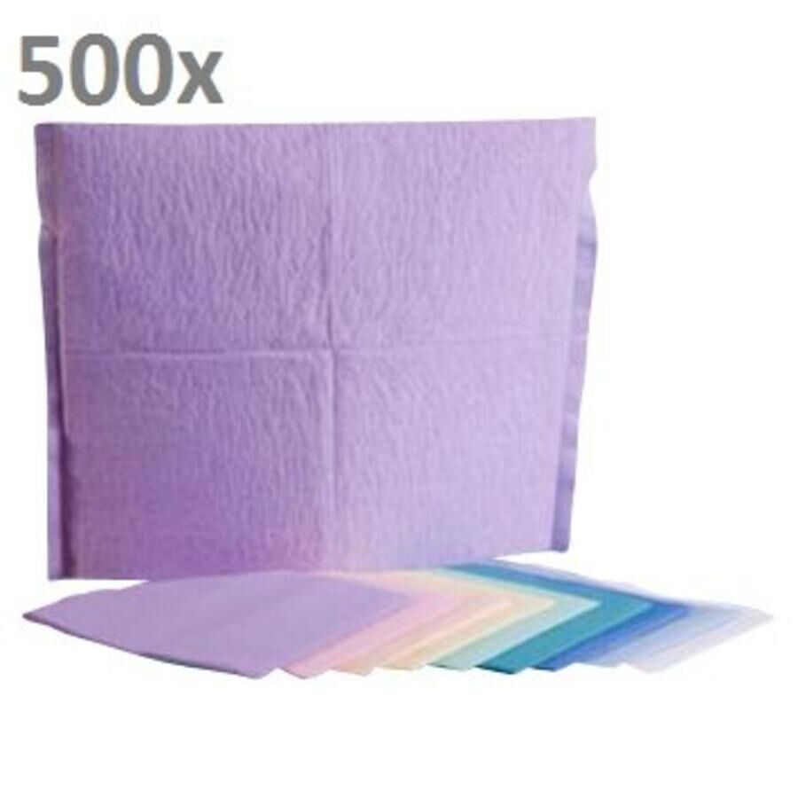 Hoofdsteunzakken 25 x 33 cm (kleur wit) 500 per doos