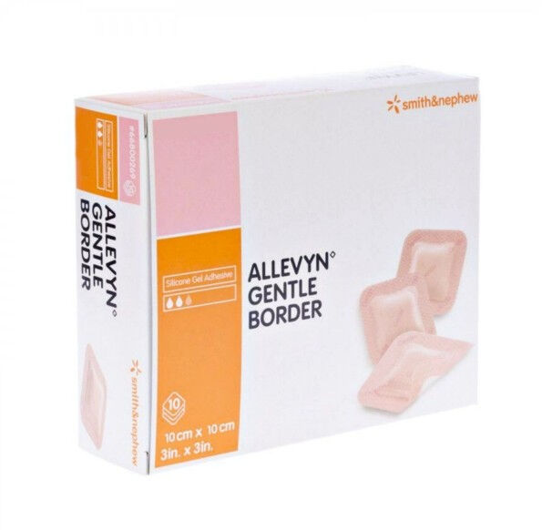 ALLEVYN Gentle Border 10x10 cm - 10 stuks