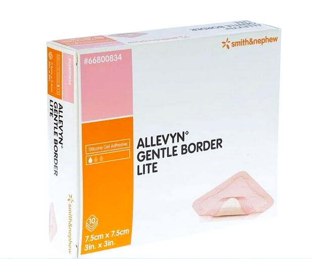 ALLEVYN Gentle Border Lite 7.5x7.5 cm per 10ST