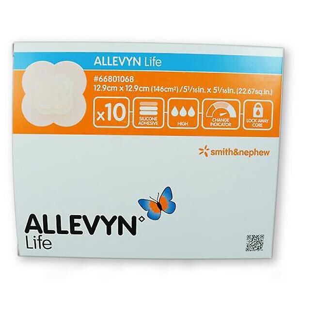 Allevyn life combi-schuimverband 12,9x12,9cm per 10st.