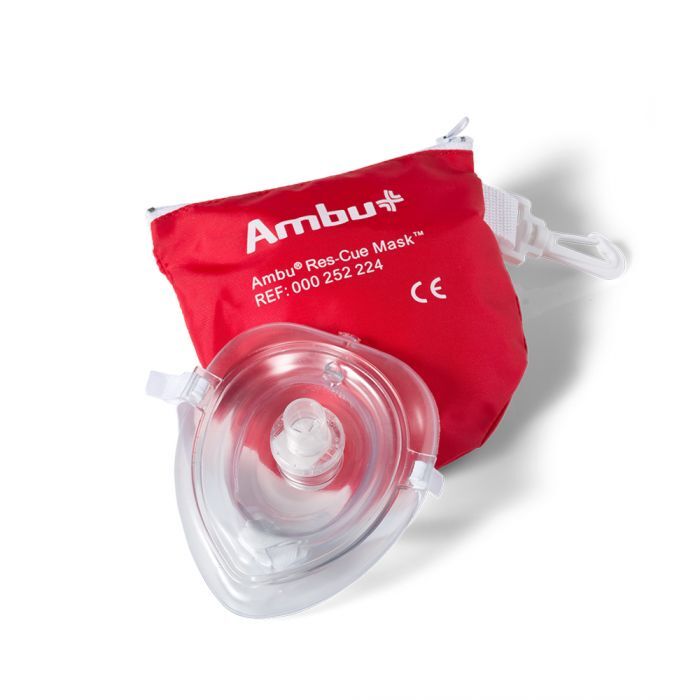 Ambu Reanimatiemasker plastic in tasje