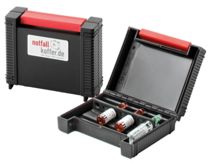 Ampullarium 7 ampullen kunststof medi-box notfallkoffer