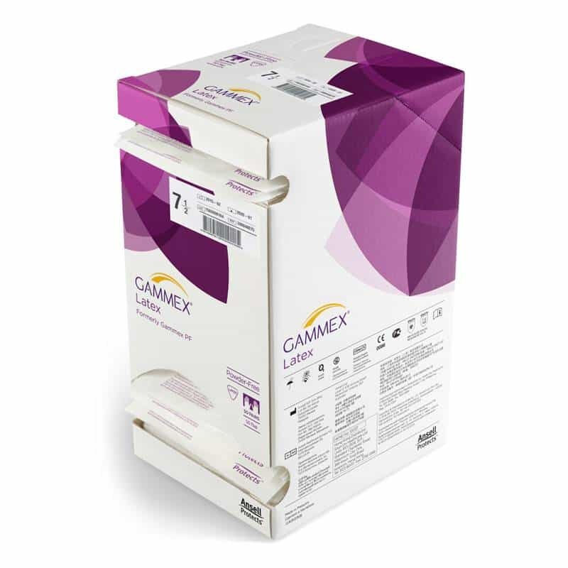 Ansell Gammex latex chirurgische steriele handschoenen per 50 paar
