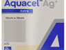 Aquacel AG extra hydrofiber verband met zilver dubbellaags 10x10cm per 10st