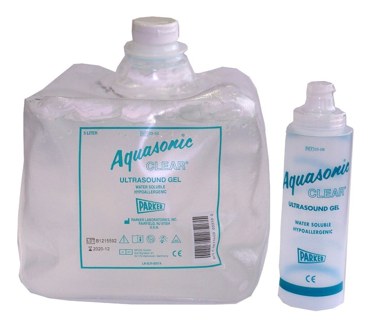 Aquasonic Ultra Clear geleidende gel 5 liter Klinimed