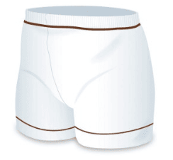 Attends Stretchpants inlegger broekjes per 3st. Maat L