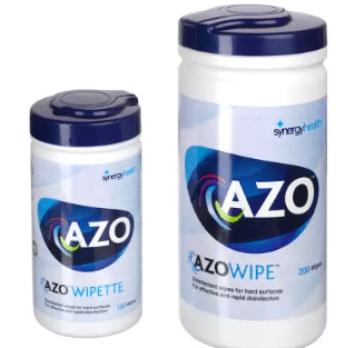 Azowipe desinfectiedoeken in bus