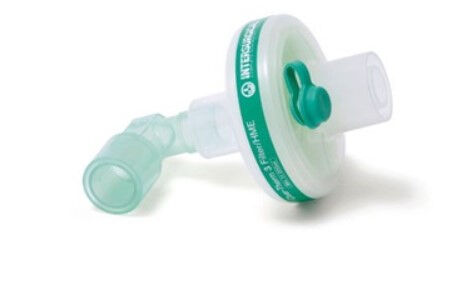 Bacterial viral filter HME without Co2 port - with elbow - adult per 50 st.