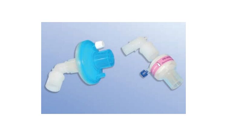 Bacterial Viral Filter HME without Co2 port- with elbow-adult per ST