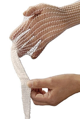 Bandafix elastisch netverband katoen