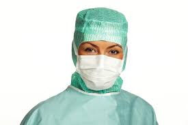 Barrier mondmaskers met koord wit, Type II per 60 stuks 