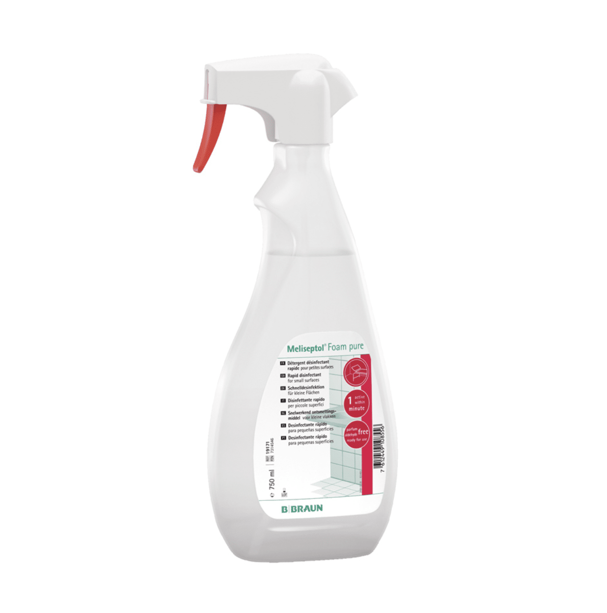 Bbraun Meliseptol Foam pure 750ml sprayflacon
