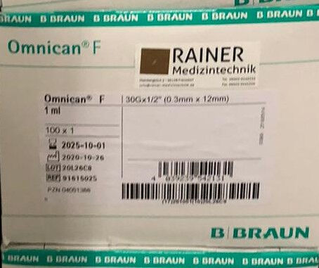 Omnican F 1ML SPUIT 30G 0.3X12mm