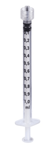 Bbraun Omnifix F solo luerlock 1ml spuit per 100st