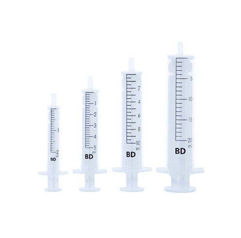 BD discardit 2 delige injectiespuit met Luer 