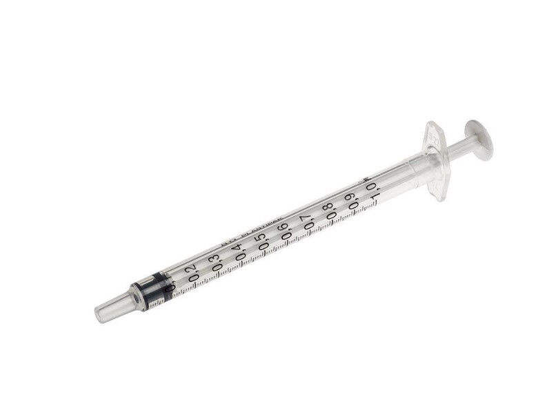 BD injectiespuit 1ml TBC per 120ST