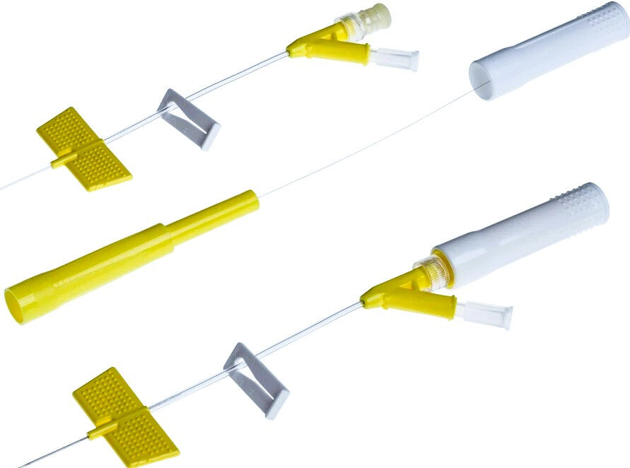 Vleugelnaald met Y met slang