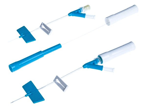 BD Saf-T-Intima vleugelnaald 22G 19mm met slang Y connector per 25ST