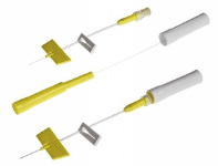 BD Saf-T-Intima infuusset vleugelnaald 24G 19mm met slang zonder bijspuitpunt per 25st.