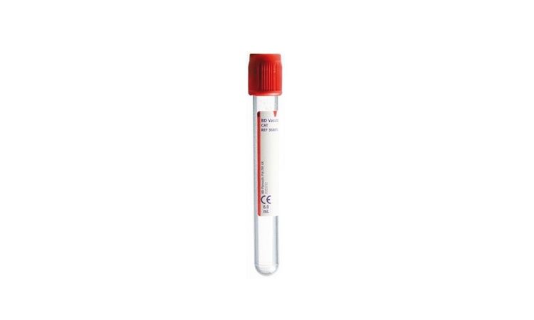 BD Vacutainer serum buis 10ml 16x100mm rood per 100st - afbeelding 0