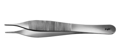 Aesculap anatomisch adson pincet BD222R fijn 12cm