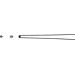 Aesculap fijn chirurgisch pincet 1x2 tands 100mm per stuk - afbeelding 0