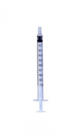BD injectiespuit 1ml TBC per 120ST
