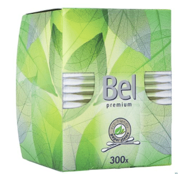 Bel dubbelzijdige wattenstaaf premium per 300st.